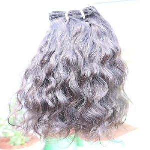 Indian High Quality Wavy Remy Hair Extension Unprocessed Virgin Hair Bundles with Cuticle Alignment Raw Indian Hair - Product Image 5