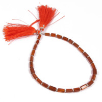 Pierres précieuses de Kyanite naturelle orange mousse de haute qualité, à découpe émeraude, irisées, prédécoupées, pour le bricolage
