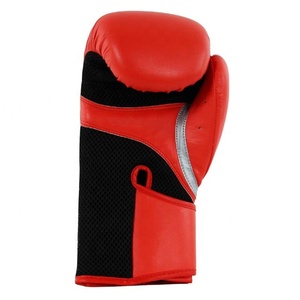 Boxing Miiten Leather Pro MMA Training Sparring Mouth Guard <b>PS</b>-GLV-<b>3</b> Kick Boxing Black - Product Image 4