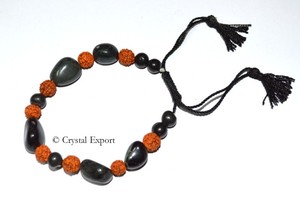 Pulsera curativa budista clásica de ágata de diamantes de imitación de cristal hecha a mano precio bajo - Product Image 2