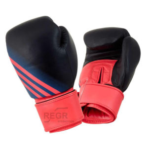 Up-guantes de boxeo personalizados, de fábrica, de encaje profesional, negro, cuero rojo, OEM, EVA, Color de tiempo, Material de peso, ODM de masa sintética - Product Image 5