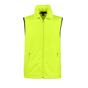 Gilet sans manches en molleton doux pour hommes avec logo personnalisé multi-conceptions veste de gilet en polyester décontracté uni à sublimation - Product Image 4