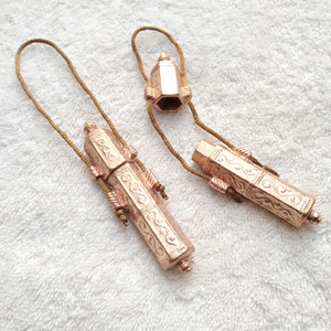 Aiguille médiévale TIGERTOUCH TT-7112 boucle de ceinture en cuir et cuivre - Product Image 5