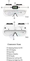 Aist Instruments optiques Cp-30 équipement d'optométrie pupilomètre règle numérique Pd