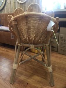 Silla de ratán tejida hecha a mano de pavo real de Vietnam Fondo digital - Product Image 2