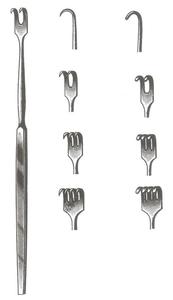 Retractor Traqueal de Acero Inoxidable, Juego de Instrumentos Quirúrgicos Manuales Clase I de Sialkot, Pakistán, Certificado CE Mahersi - Product Image 2