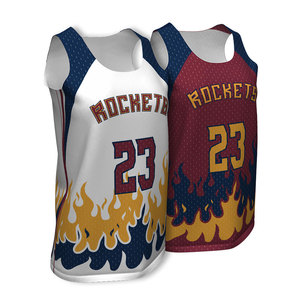 Uniformes de baloncesto reversibles personalizados OEM para tu propio equipo/conjuntos de chándales deportivos transpirables para clubes deportivos - Product Image 1