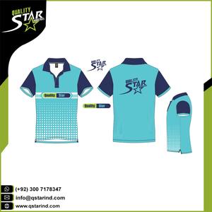 เสื้อกอล์ฟแขนสั้นผู้ชายผ้าคอตตอน35% โพลีเอสเตอร์พิมพ์ลายด้วยความร้อนดีไซน์แบบทึบสำหรับใส่65% โลโก้ได้ตามต้องการ - Product Image 6