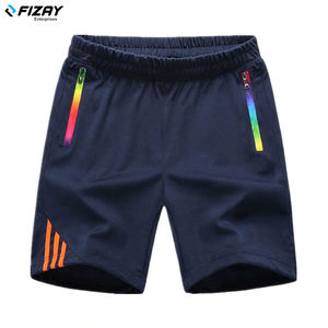 FIZAY กางเกงกีฬาสำหรับผู้ชาย,กางเกงขาสั้นถักโพลีเอสเตอร์สำหรับใส่ออกกำลังกายในฤดูร้อน - Product Image 3