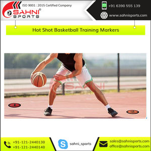 Lot de 5 marqueurs d'entraînement à balles en plastique durables de 8 pouces marqueurs de sport numérotés pour le football et le football - Product Image 3