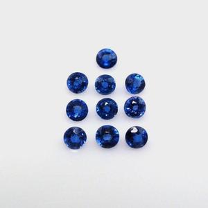 Piedra de cianita azul Natural de 4mm, piedra preciosa suelta de corte redondo facetado, precio de fábrica, tienda en línea ahora del proveedor distribuidor del fabricante - Product Image 1