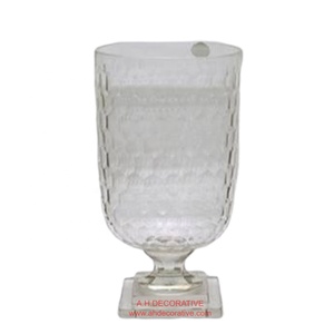 Vase à fleurs en verre pour Restaurant et hôtel, centre de table intérieur et extérieur, Vase à fleurs décoré - Product Image 1