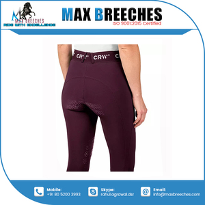 Logo personnalisé du fabricant Jodhpurs culotte équestre élégante à siège complet avec impression en silicone approvisionnement en vrac pour l'équitation - Product Image 3
