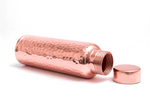 100% ทองแดงขวดน้ำอินเดีย - Product Image 5