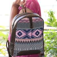 Fabriqué à la main Jacquard Sac À Dos Boho Sac À Dos Élégant Sac À Dos École Sac À Dos