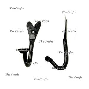 ตะขอแขวนติดผนังทำจากเหล็กสีดำ, ตะขอแขวนผนังสำหรับจัดเก็บของในบ้านและโรงแรม - Product Image 5