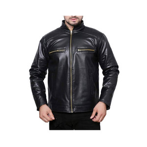 แจ็กเก็ตหนังของผู้ชาย,เสื้อโค้ทหนังลำลองฤดูหนาว - Product Image 5