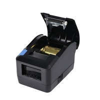 58mm POS térmica impresora de recibos de Serie USB LAN diente azul