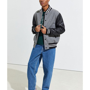 แจ็คเก็ตวาร์ซิตี้/เลตเตอร์แมน/เบสบอล คุณภาพสูงแบบ OEM ผลิตตามสั่ง - Product Image 3