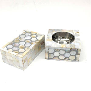 Quemador de incienso con incrustaciones de perlas, MADHKAN quemador de incienso, soporte de vela árabe AL BAKHOOR mubkharara para EID Ramadán GULF ARAB - Product Image 1