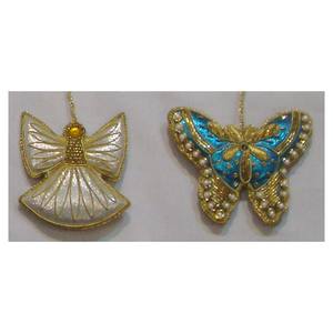 Christmas Hanging <b>Ornament</b> <b>Butterfly</b> Shape - Product Image 1