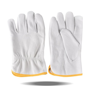 Vente de gros Gants de travail en cuir de vachette pleine fleur pour hommes Gants de sécurité pour la construction et la conduite - Product Image 4