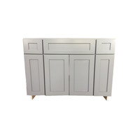 Armoires de cuisine modulaires en MDF mélamine modernes Conception de porte shaker pour ensemble de cuisine