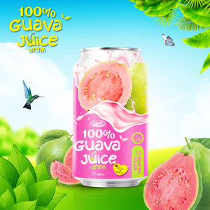 NAWON-bebida de jugo de guava en lata, bebida de jugo de guava rosa, jugo brillante, 500ml, Vietnam - Product Image 2