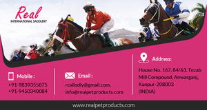 Sillín de doma de caballo inglés de cuero Premium de alta calidad con opciones personalizadas de Real International Saddlery - Product Image 3