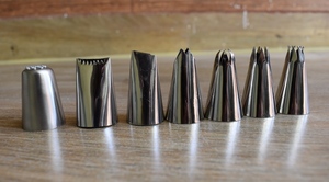 ชุดอุปกรณ์ทำขนมอบสแตนเลส,หัวฉีดสำหรับตกแต่งเค้กหัวฉีดสแตนเลส - Product Image 3