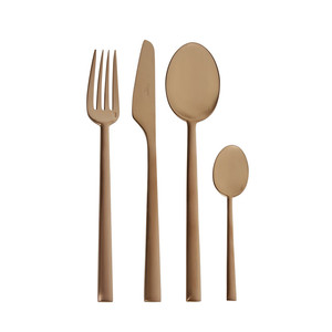 Juego de cubiertos de carne de liebre de mejor diseño de calidad superior juego de cuchara de tenedor de fruta de acero inoxidable con paquete de regalo - Product Image 6