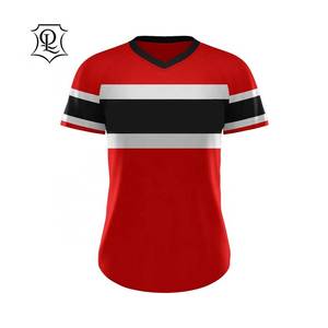 Printed logo oem women sportswear baseball jersey for your own designs - Product Image 5