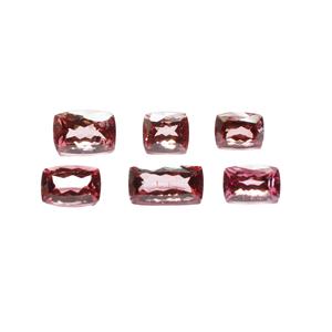 พลอยเทอร์มาลีนสีชมพูสำหรับทำเครื่องประดับอัญมณีหลวมทัวร์มาลีนสีชมพูขนาด1กะรัตทำด้วยมือออกแบบได้ตามต้องการ - Product Image 3