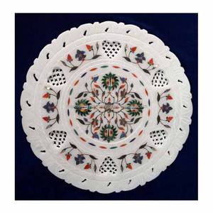 Plaque de marbre blanc exquis - Product Image 1