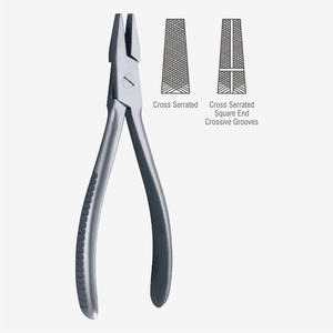 Base de pince à nez plat chirurgical avec instruments orthopédiques à rainure transversale outils de qualité supérieure les mieux notés - Product Image 2