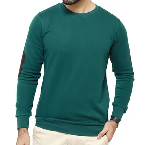 เสื้อวอร์มคอกลมแขนสั้นพิมพ์ลายโลโก้ที่กำหนดเอง,เสื้อสเวตเชิ้ตคอกลมสำหรับผู้ชาย - Product Image 1