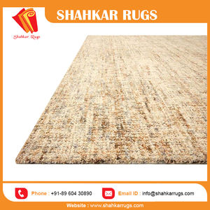 Tapis modernes faits à la main en laine de haute qualité design personnalisé salon cuisine tapis tufté à la main en peluche pile hauteur Logo nouveau modèle - Product Image 5