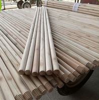 Usine solide et de haute qualité bâton de balai 100% naturel bâton de balai en bois bâton de balai ordinaire 99GD