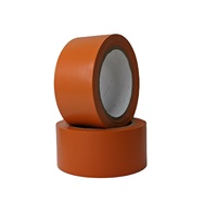 Ruban de protection en PVC orange simple face de qualité supérieure, sensible à la pression, super adhésif, résistant à la chaleur, en caoutchouc, sans résidu, pour masquage