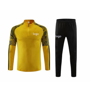 Kits de uniformes de fútbol para hombre, Conjunto de jersey de entrenamiento, chaqueta de manga larga deportiva, chándal de fútbol al por mayor, novedad - Product Image 1