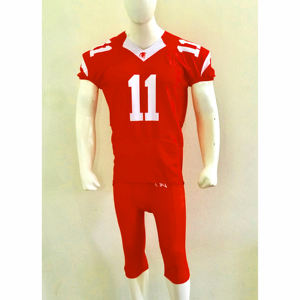 Sublimación personalizada de alta calidad de primera calidad, conjuntos de camisetas de uniforme de fútbol americano para adultos de talla grande con nombres de equipos personalizados - Product Image 2