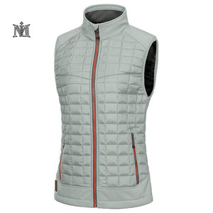 Chaquetas de burbujas sin mangas de diseño personalizado unisex, abrigo hinchado transpirable, chaleco, precio barato, 100% poliéster para invierno - Product Image 6