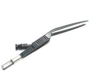 Fabricación directa de fábrica Precio al por mayor Electro Fórceps Antiadherente Bipolar Fórceps Coagulación Bipolar Fórceps Longitud 19cm - Product Image 6