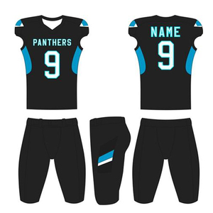 Uniforme de football américain Chemise sublimée Maillot Coussinets de protection Entraînement Rugby Football Wear Maillot personnalisé Short de football - Product Image 6