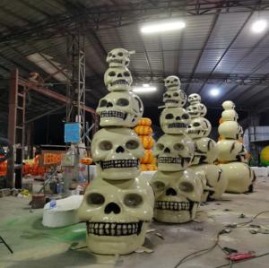 Entrée de Skullen <span class=keywords><strong>pour</strong></span> Halloween, entrée de conception de Skullen de 3.5M, belles conceptions de Skullen d'entrée - Product Image 5