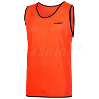 Maillots d'entraînement légers et réversibles en maille pour hommes adultes, personnalisables, 100 % polyester, séchage rapide, vente en gros