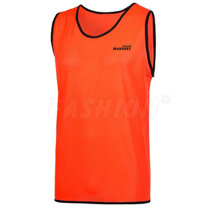Premium Customized <b>Soccer</b> Training Mesh Sleeveless Bib Vest Jersey 100% Polyester Anti-Bacterial Custom Logo Team Name - Product Image 2