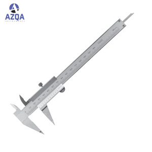 Thép không gỉ castroviejo đo Caliper DIY lớp kim loại cai trị với cm & <span class=keywords><strong>mm</strong></span> đánh dấu cong điều chỉnh & khóa vít - Product Image 5