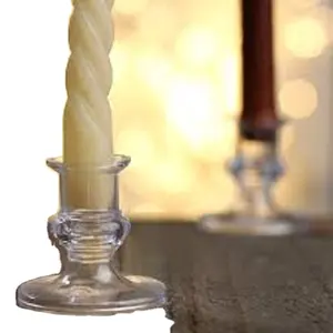 Candelabro acrílico antiguo para decoración del hogar, candelabros de cristal, farolillos y tarros, adición de moda a los muebles del hogar