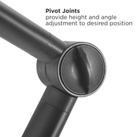MDS06-1 Support de microphone professionnel personnalisé, bras de micro en métal pour bureau, support de microphone de studio